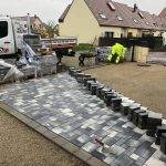 Chantier de pavage à Geispolsheim Obernai 4