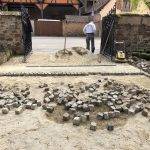 Chantier de pavage granit à Bolsenheim près d&#8217;Erstein Saverne 9