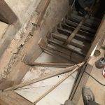 Création d&#8217;un escalier béton maçonné à Obernai Brumath 1