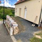 Création d&#8217;une entrée maison en mache bloc et dalle à Soultz-les-bains Erstein 0