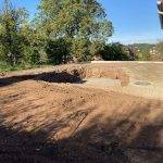 Pose de mur en L / terrassement piscine / pose de drainage à Lutzelhouse Bischheim 5