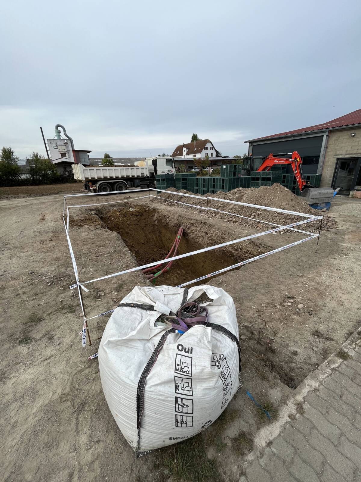 Terrassement / bordure / dalle / macadam / enrobé / fil pavés / siphon bj / module d&#8217;infiltration / cagette / bac de rétention / beton à Ittenheim Schiltigheim 0